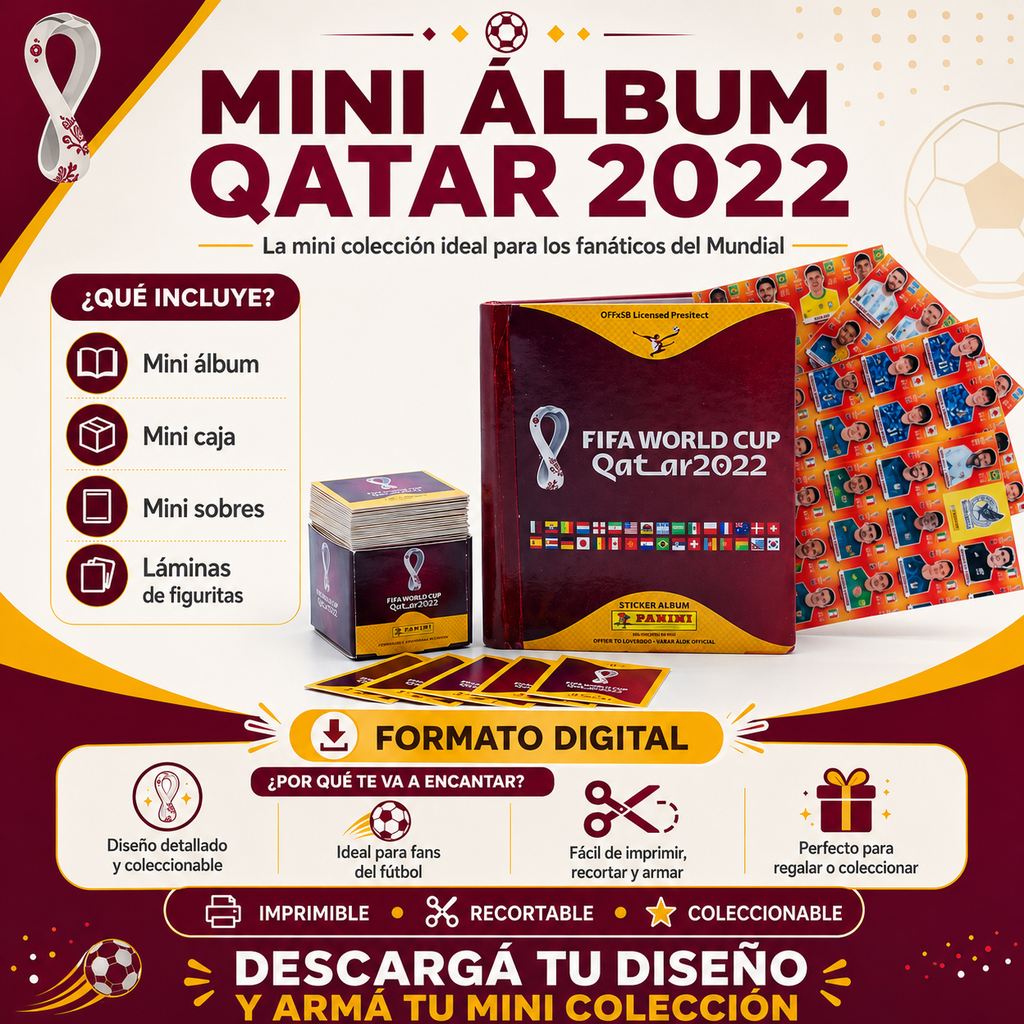 Mini Álbum Qatar 2022